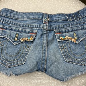 True Religion jean shorts